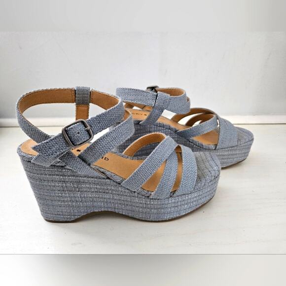 Lucky Brand Shoes - Lucky Brand Gray Wedge Sandals